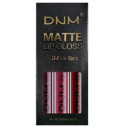 evpct DNM 3Pcs Dark Purple Black Blue Matte Liquid Lipstick Lip Stain Sets for Women Matte+Lipstick Long Lasting Permanent Lipstick 24 hr Hours Magic Lipstick 24 Hours original Waterproof