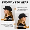 Comhats Winter Newsboy Hat for Women Wool Beret Caps Fashion