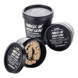 LUSH Angels Gentle Facial Cleanser, Natural Cosmetics, Natural Ingredients, Almond Powder, Skin Clean, Healthy, Massage, Angel Gentle Gift, Soap, 3.5 oz (100 g)