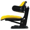 TS1040ATSP Yellow Wrap Around Seat with Arms Fits John Deere