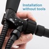 OFFO Shower Head Holder with Solid Metal Ball for Handheld