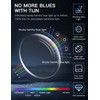 TIJN Olisa Blue Light Blocking Glasses for Women Men,Oval Glasses