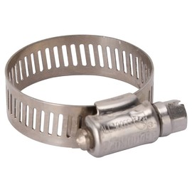Rocky Mountain Goods Heavy Duty Stainless Steel 1" Hose Clamp - Range is 13/16" - 1-1/2" - #16-1/2" Band Width - Worm Drive - Stainless Steel Screw