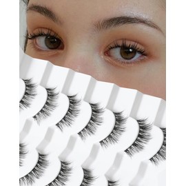 Eyelashes Natural Look Natural Eyelashes Wispy Lashes Natural Lashes Fake Eyelashes False Eyelashes Strip Lashes Wispy Eyelashes Light-04