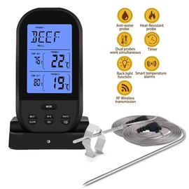 Nine-Rong Wireless Digital Meat Thermometer With Dual Probes