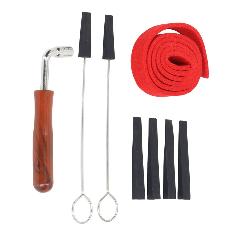 Piano Tuning Tool Temperament Strip Tuner Spanner Silicone Forks Mute
