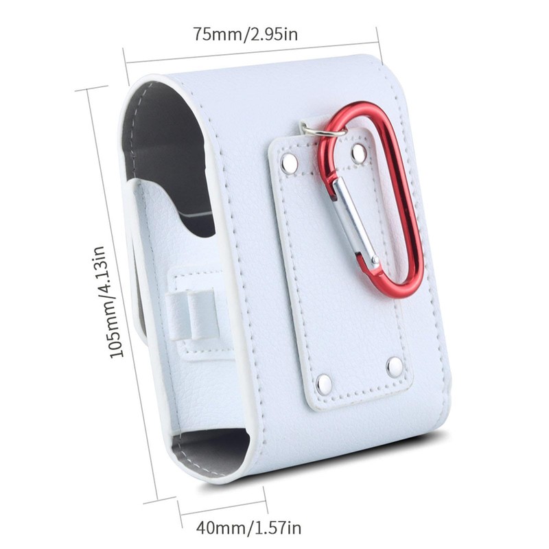 Colaxi Golf Rangefinder Case, Mini Golf Rangefinder Storage Bag, white