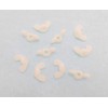 10 Pack 1/4-20 Nylon Wing Nuts - Off White(Natural Nylon