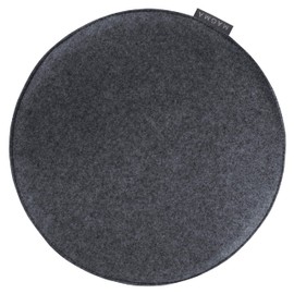 MAGMA Avaro Cotton Blend Seat Cushion Plain Round, 35 cm