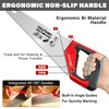 HAUTMEC 20" Universal Hand Saw, 8 TPI Triple-Ground Teeth, Low-Friction