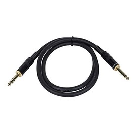 Monoprice 3ft Premier Series 1/4in TRS Male to Male Cable, 16AWG (Gold Plated)