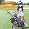 Golf Push Cart Storage Bag, Lightweight Polyester Golf Cart Accessories,