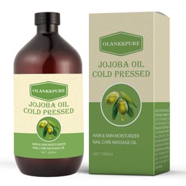 32 fl oz 100% reines Jojoba-Trägeröl – unraffiniert, hexanfrei, kaltgepresst für Haut, Gesicht, Haare, Nägel und Massage