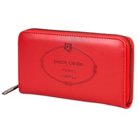 PIERRE CARDIN Women's Wallet, Beautiful, Large, Spacious, Leather, Gift, Wallet with Coin Purse, banknote Holder, Girl Wallet