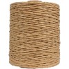 Hand Crocheting Straw Braided Yarn for DIY Knit Cotton Raffia