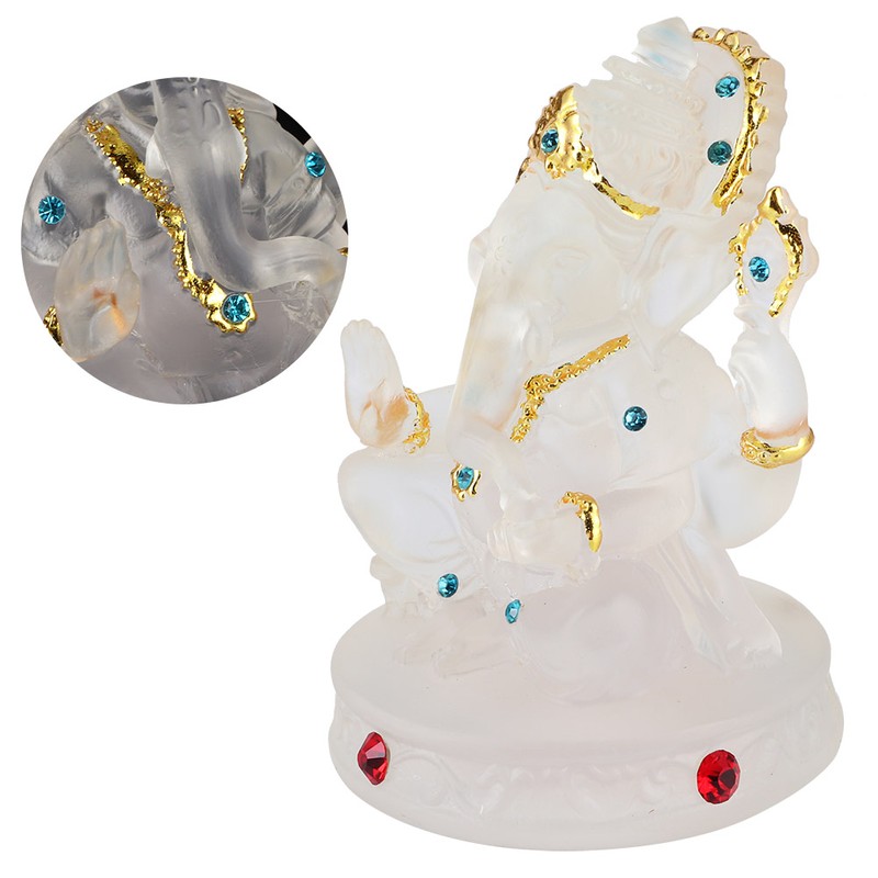 Southeast Asia Transparent Elephant God Ornaments Handicraft Decoration Daily Ornament