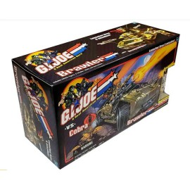 Hasbro G.I. Joe vs Cobra Brawler Humvee Jeep Assault Vehicle with 3.75 Inch Heavy Duty