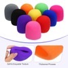 MECCANIXITY 4pcs Microphone Foam Covers, 40mm (1.57") ID 10mm (0.39")