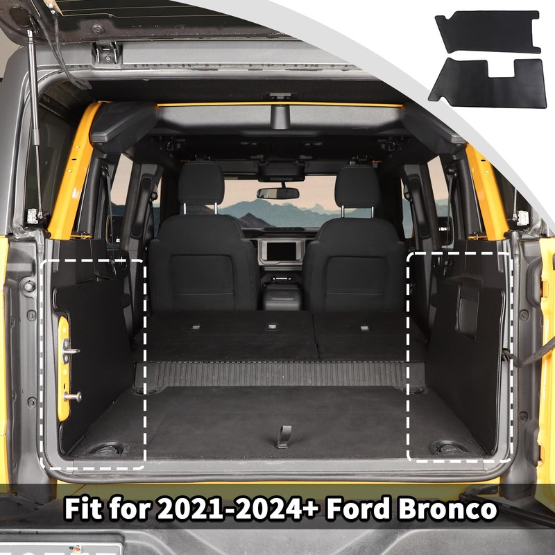 JWWY Tailgate Side Guard Rear Door Pads Trunk Side Protector