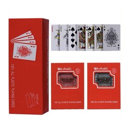 12pack Plastic Quality Waterproof Standard Playing Cards Poker Games Waterproof Plastic Playing Cards