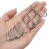 Classic Double Fsihing Hooks, 35pcs Frog Fly Tying Hooks 3X