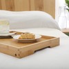 Gibson Home Continental Bamboo Bed Tray with Folding Legs, for