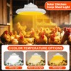 Grinsvalley Solar Chicken Coop Light with Remote & Timer, Dusk