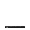 Design Letters Aluminium Ruler (Black) 15 cm
