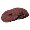 10pc 115mm (4.5") Fibre Discs 36 Grit Abrasive Sanding Disc