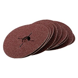 10pc 115mm (4.5") Fibre Discs 36 Grit Abrasive Sanding Disc Wood Metal Masonry