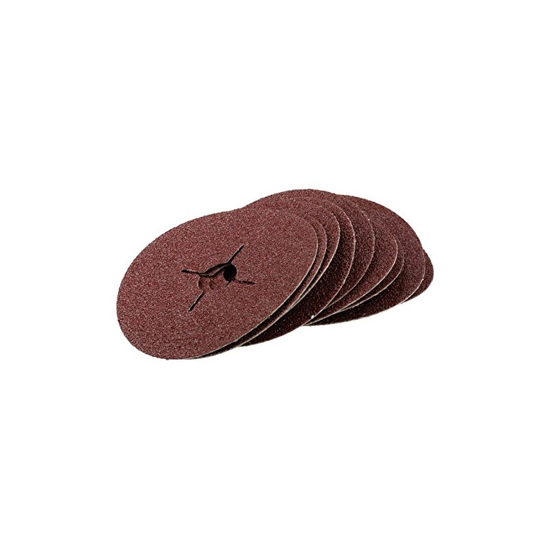 10pc 115mm (4.5") Fibre Discs 36 Grit Abrasive Sanding Disc