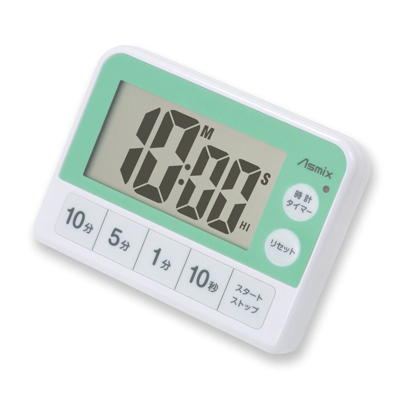 Asuka KT118 Kitchen Timer, Splashproof, Shockproof, Stand Included, 2 Levels