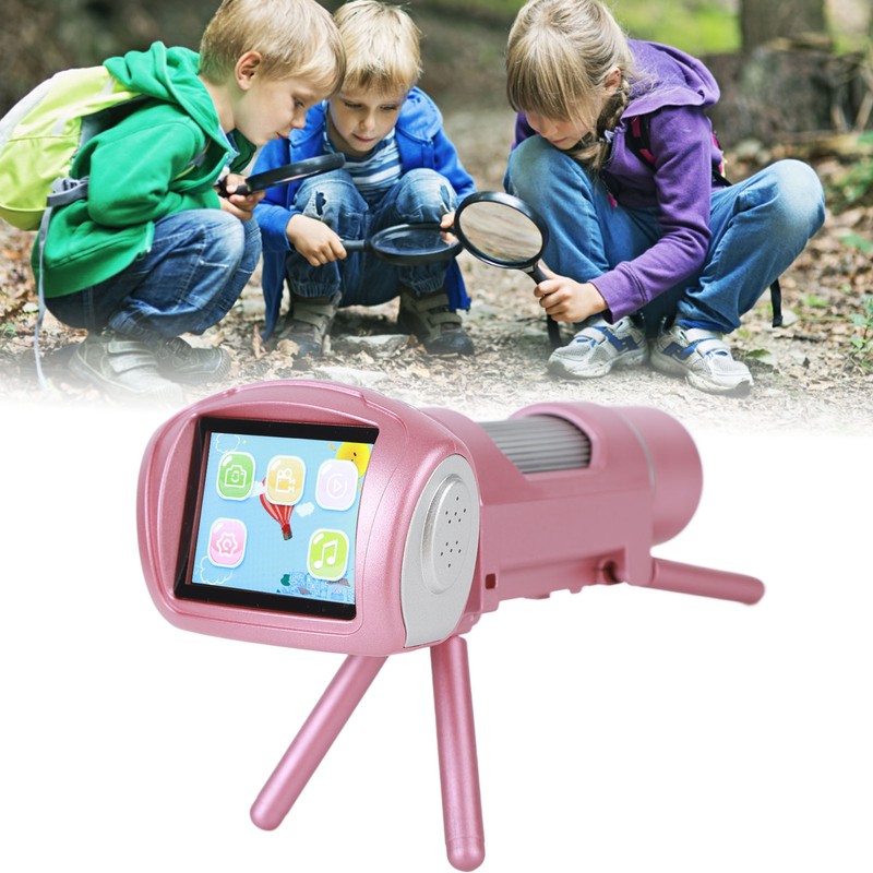 Kids Microscope Kit 1080P Portable Handheld Electronic Digital Microscope with