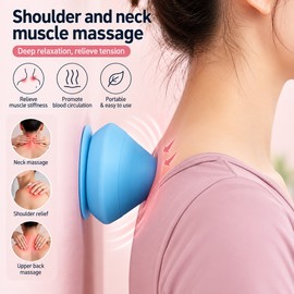 Adsorption Type Fascia Ball Massage Cone Plantar Lumbar Back Shoulder and Neck Whole Body Meridian Points Silicone Fascia Ball