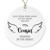 GavinsDesigns in Loving Memory of Cousin Ornament Christmas Memorial Loss