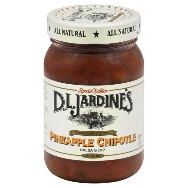 D.L. Jardine's Pineapple Chipotle Salsa 16.0 OZ (Pack of 3)