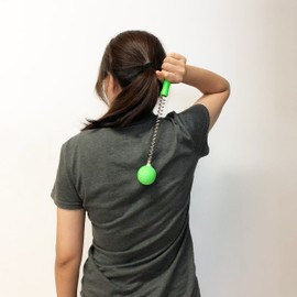 SinLoon Massager Ball Hammer(2-Pack) Hammer Stick Manual Beat Golf Ball Massager Back Shoulder Massage Full Body Reduce Fatigue Pain (Green)