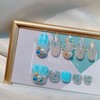 MunNail Shellfish Nail - Long Oval / MunNail 조개네일 -
