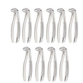 OdontoMed2011® 10 Pcs Extraction Forceps Md3 Mead Pattern Lower Incisors Root Teeth Dental Instruments ODM