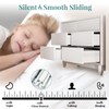 18 Inch Soft Close Undermount Drawer Slides 1 Pair,5D Adjustable