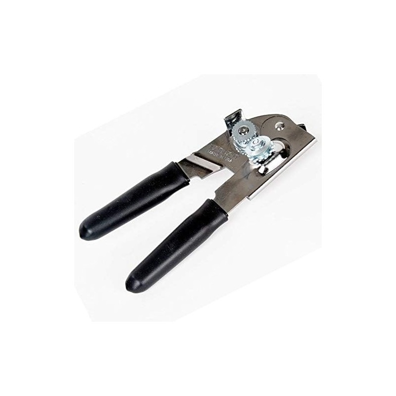 EZ-DUZ-IT Deluxe Can Opener with Black Grips