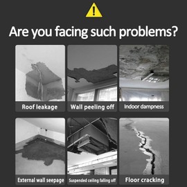 Caulking Glue for Concrete, Concrete Crack Waterproof Repair Sealant, Caulking Glue Weather Resistant Type, Quick-Drying Sealing Adhesive (4pcs)