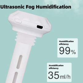 Andy's Orchids Portable Mini Humidifiers, USB Home Air Diffuser, Anion Mist Maker Car Purifier, Ultrasound LED Lamp Humidifier With Adjustable Length