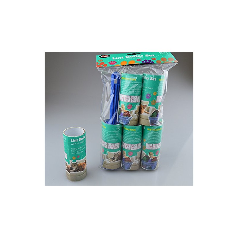 World of pets Lint Roller Set with 4 refills Dog