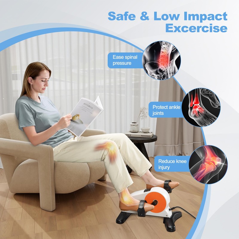 NIdreamCE Motorized Electric Leg Exerciser Rehabilitation Trainer for Seniors and