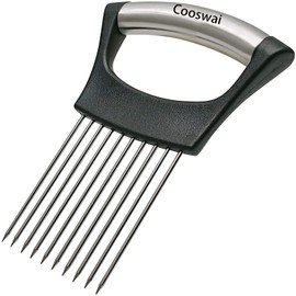 Cooswai Stainless Onion-Holder Slicing-Kitchen Assistant-Vegetable - Upgrade Chopper Slicing Tool, Food Slicing Assistant 1PC