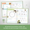 Endlich Schulkind! A5 Memory Book for School Enrolment "Green" Hardcover