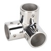 3 Way Corner Tee Joint 316 Stainless Steel Mirror Polished