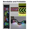 SUBORAWOS LED Car Sign,Programmable Bright LED Signs,Bluetooth APP Control,Flexible LED