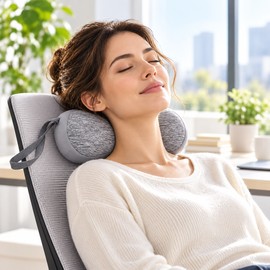 Portable U-Shaped Travel Neck Pillow for Adults – Soft Lightweight Neck Support Cushion for Airplane, Car, Office Naps and Comfortable Rest